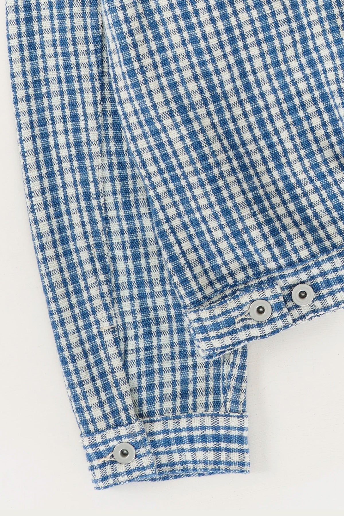 Story Mfg. - Tuesday Jacket - Indigo Check Handloom - Canoe Club