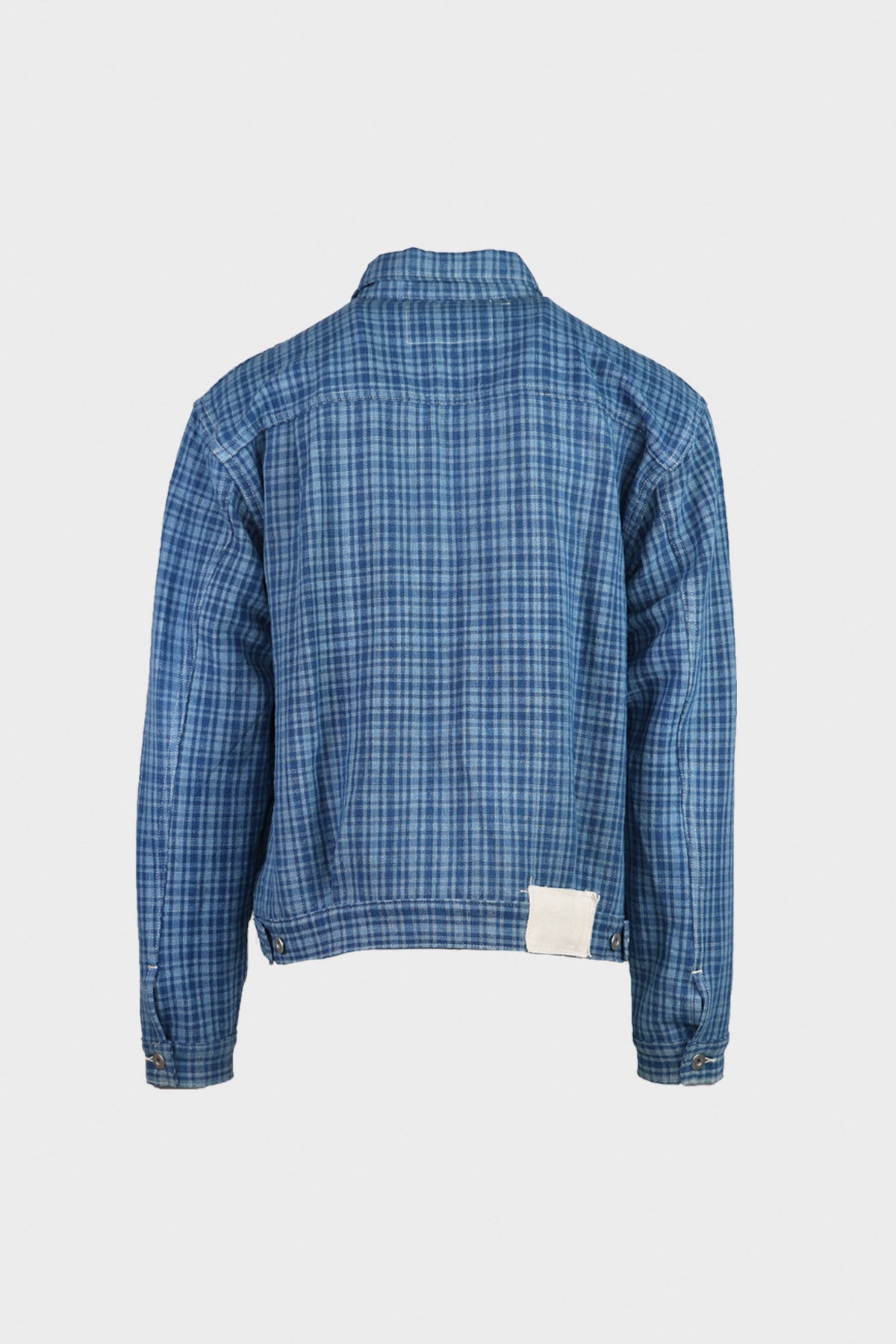 Story Mfg. - Tuesday Jacket - Indigo Mini Check - Canoe Club