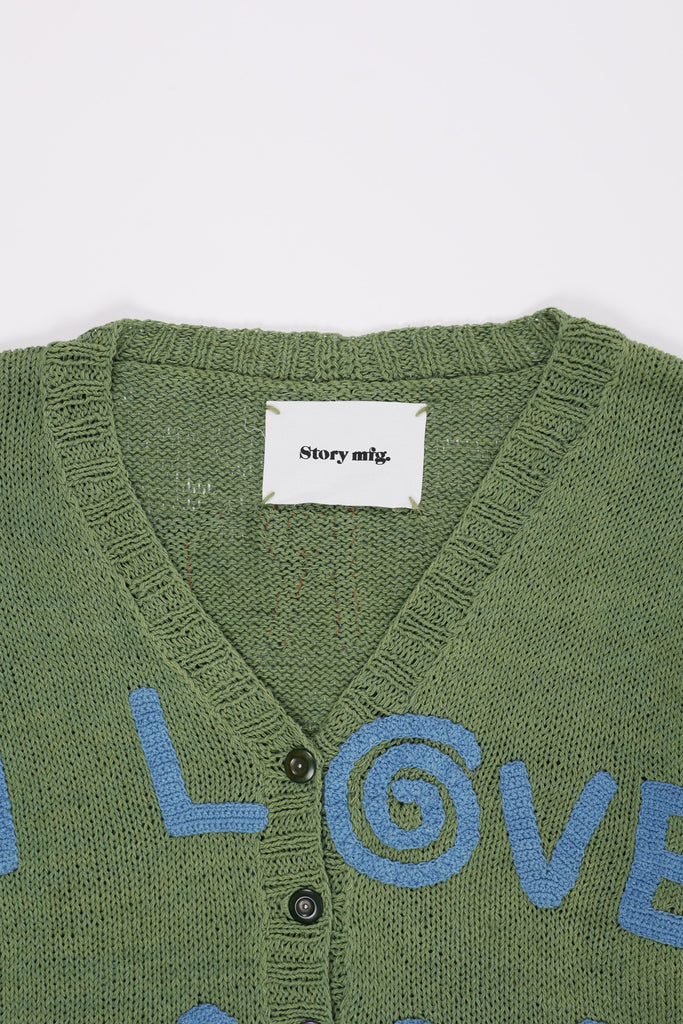 Story Mfg. - Twinsun Cardigan - Green Earth Rocks - Canoe Club