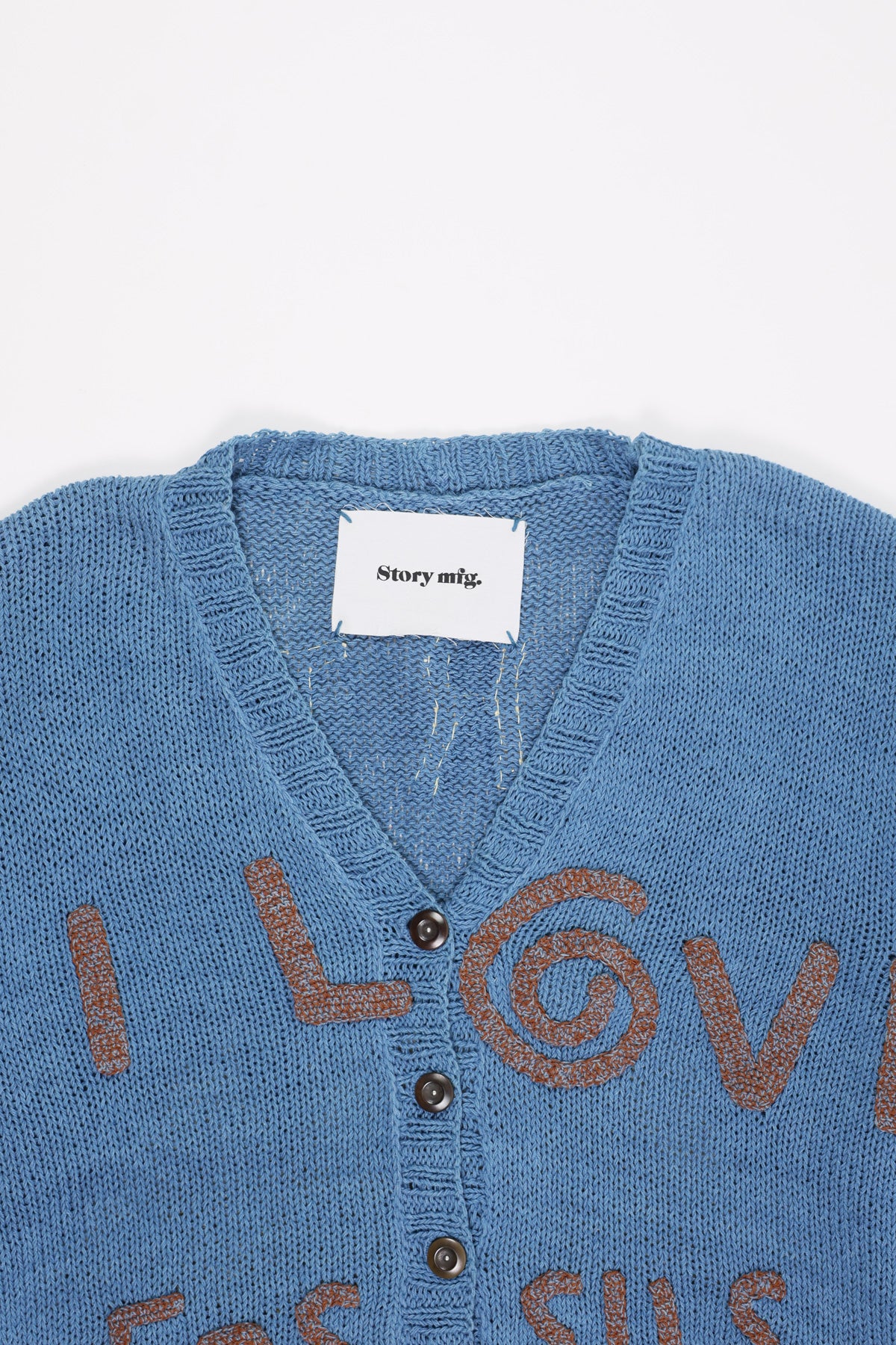 Story Mfg. - Twinsun Cardigan - Indigo Earth Rocks - Canoe Club