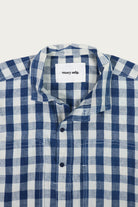Story Mfg. - Work Shirt - Indigo Gingham Wonky-Wear - Canoe Club