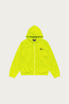 Stüssy - Athletic Mesh Zip Hood - Safety Green - Canoe Club