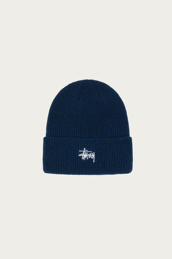 Stüssy - Basic Cuff Beanie - Blueberry - Canoe Club