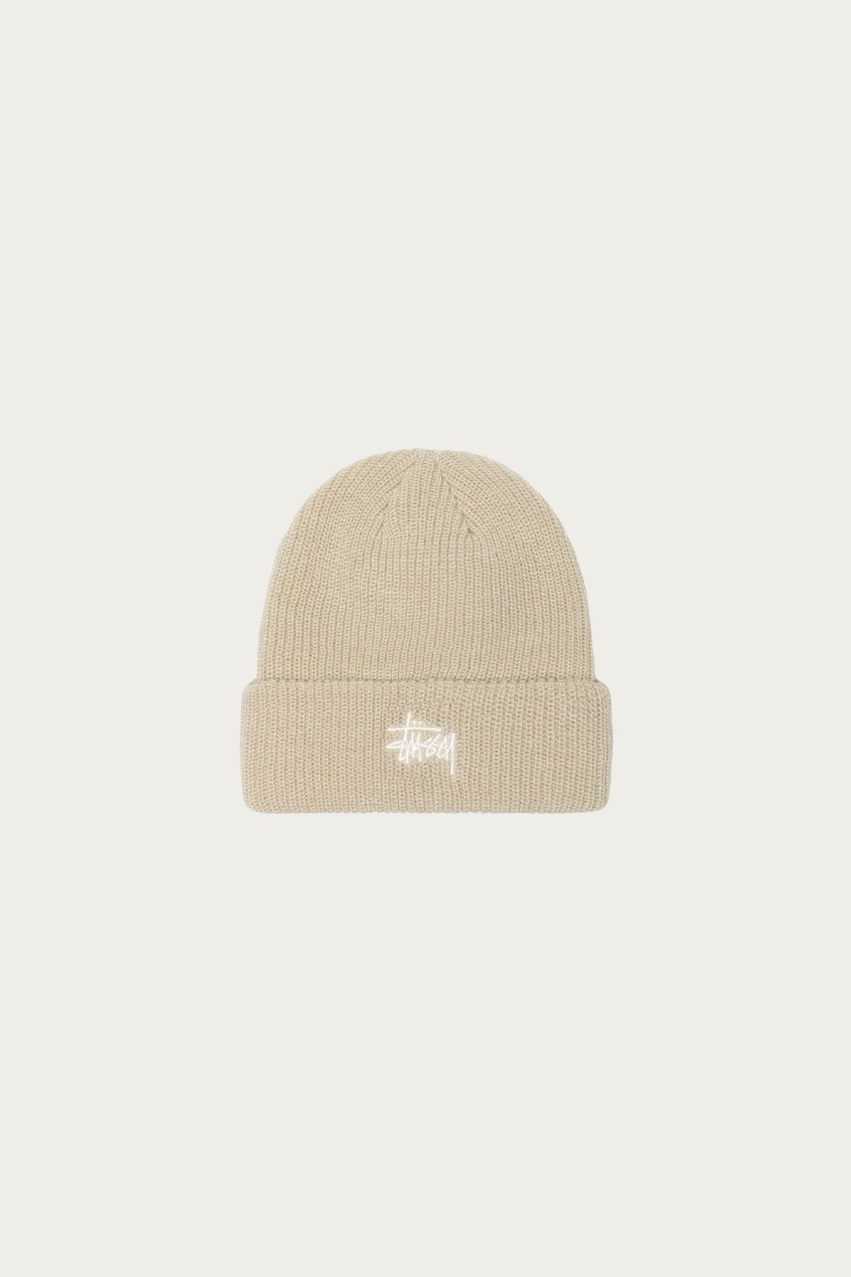 Stüssy - Basic Cuff Beanie - Faded Tan - Canoe Club