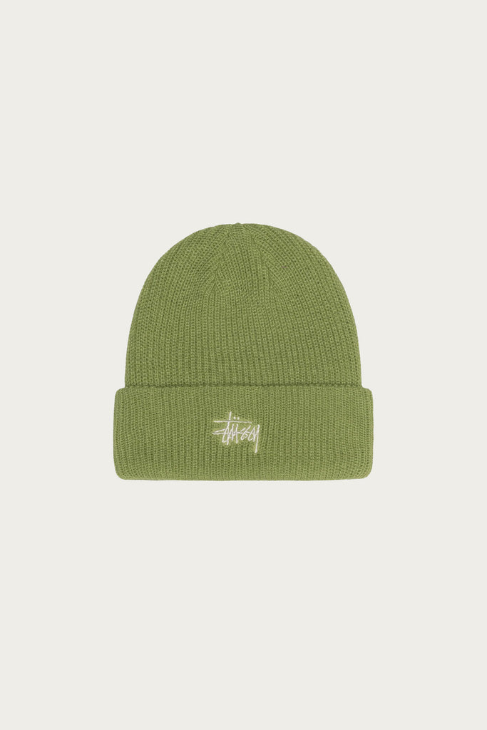 Stüssy - Basic Cuff Beanie - Willow - Canoe Club