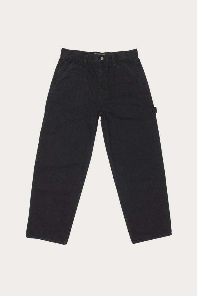 Stüssy - Carpenter Pant Canvas - Black - Canoe Club