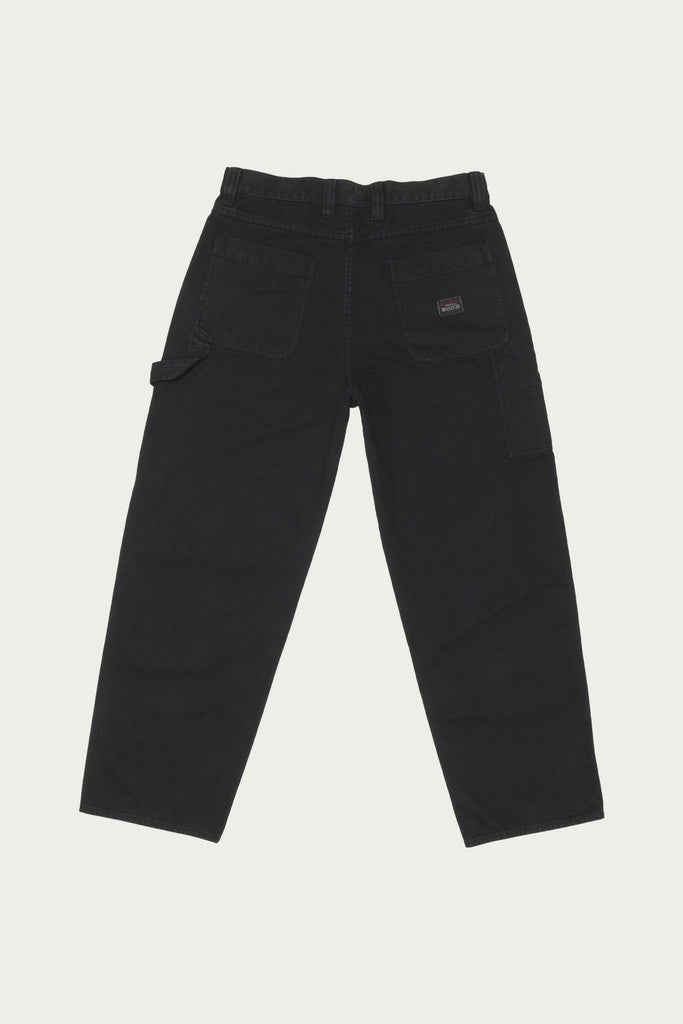 Stüssy - Carpenter Pant Canvas - Black - Canoe Club