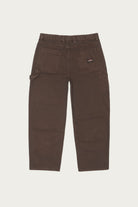 Stüssy - Carpenter Pant Canvas - Brown - Canoe Club