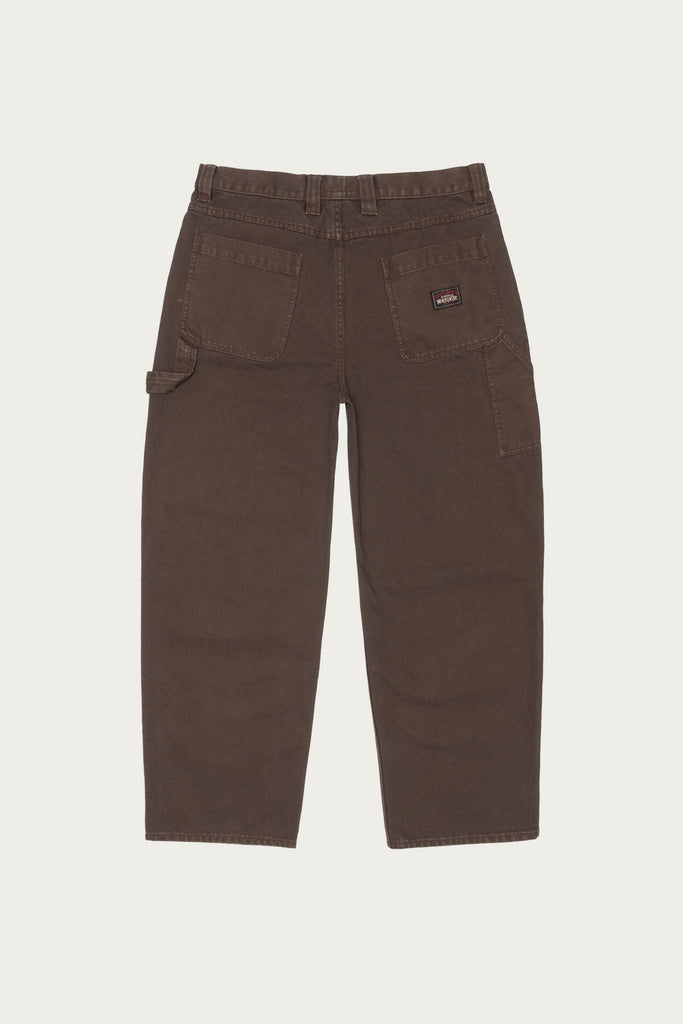 Stüssy - Carpenter Pant Canvas - Brown - Canoe Club