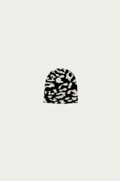 Stussy Cashmere Leopard Skullcap | Black | Canoe Club