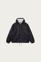 Stüssy - Hooded Coaches Jacket - Black - Canoe Club