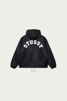 Stüssy - Hooded Coaches Jacket - Black - Canoe Club