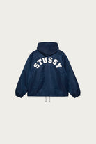 Stüssy - Hooded Coaches Jacket - Navy - Canoe Club