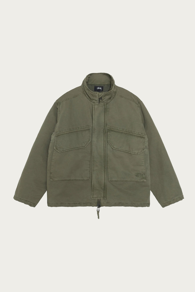 Stüssy - Insulated Field Jacket - Olive - Canoe Club