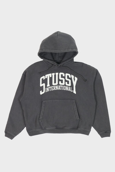 Stussy Intl Relaxed Hood | Washed Black | Canoe Club