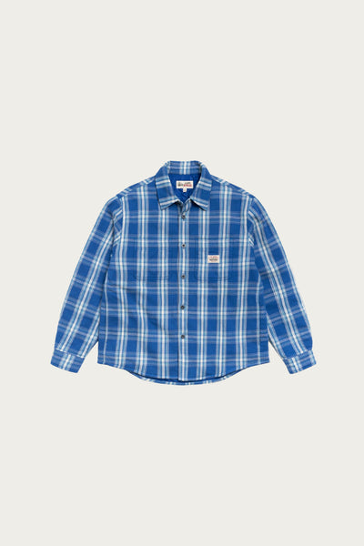 Stüssy Lau Plaid Shirt | Blue | Canoe Club