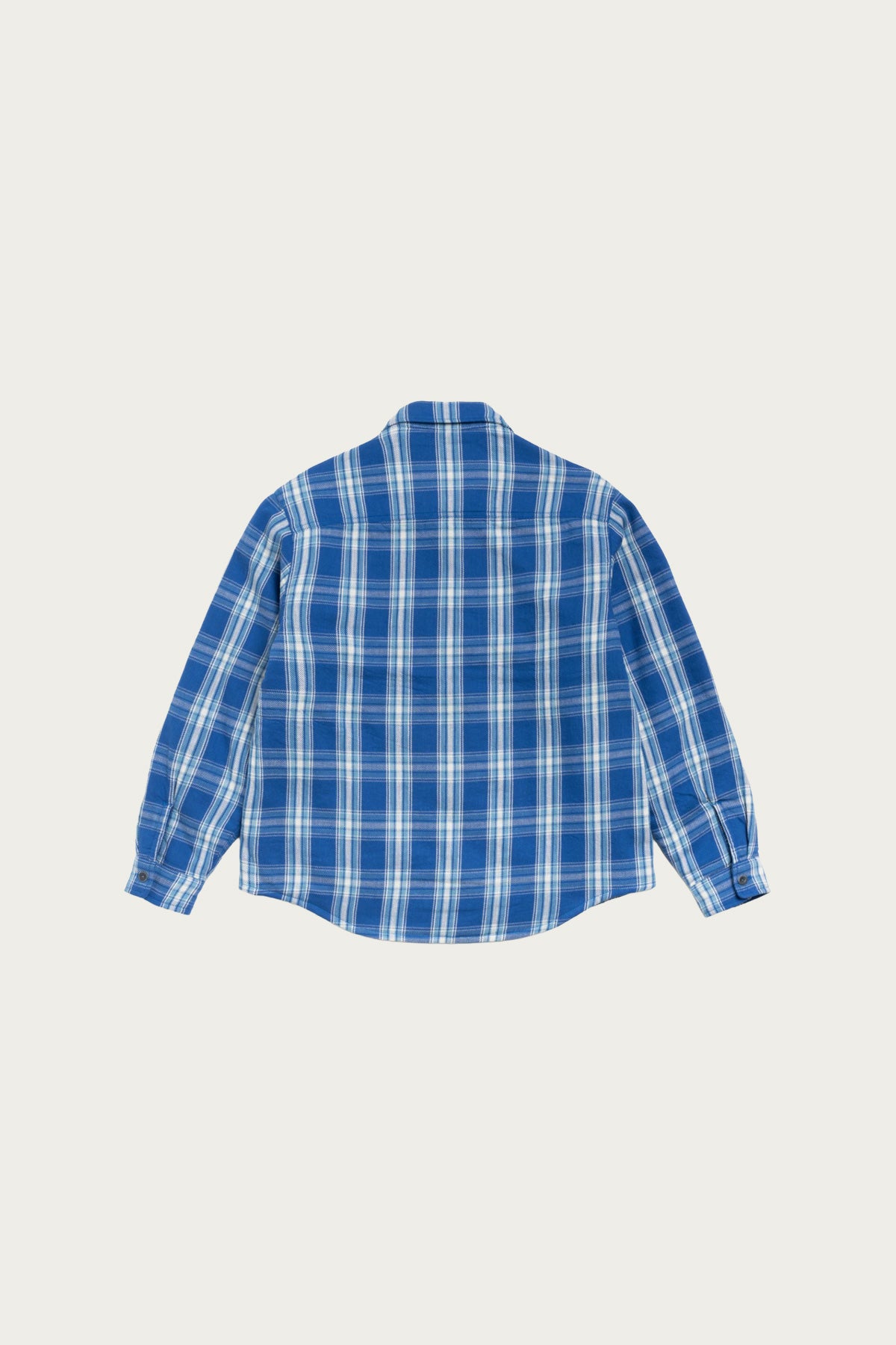 Stüssy - Lau Plaid Shirt - Blue - Canoe Club