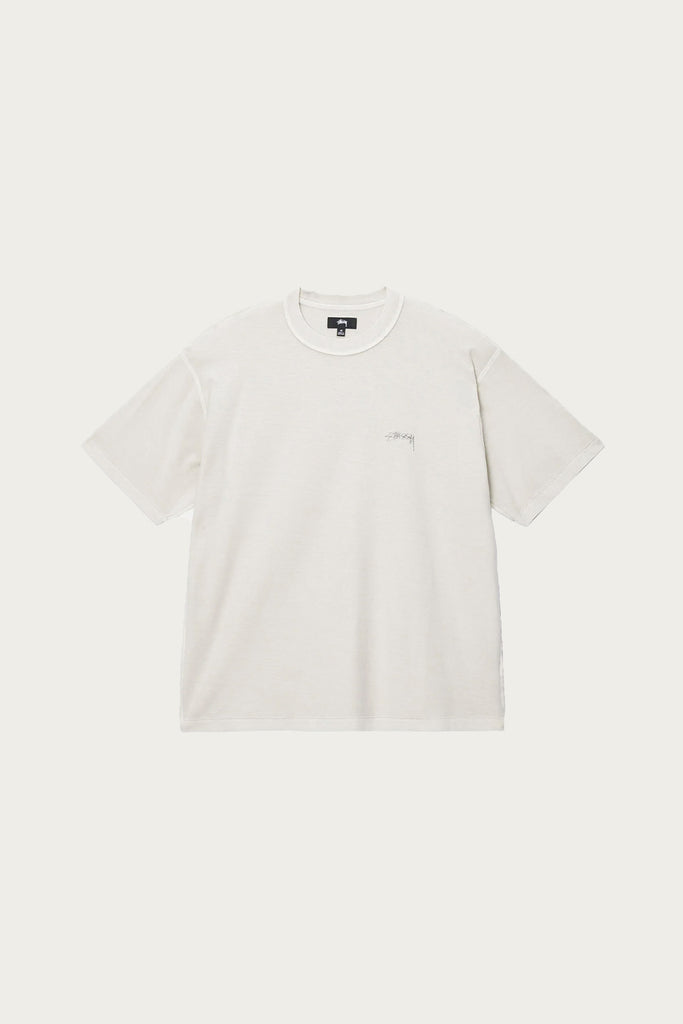 Stüssy - Lazy SS Tee - Bone - Canoe Club