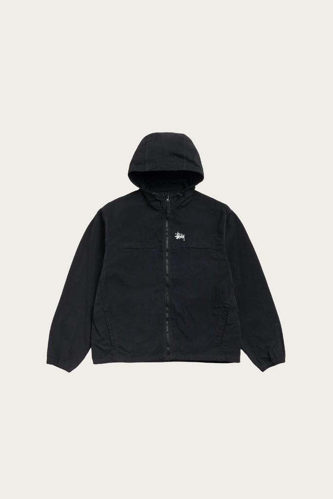 Stüssy Lightweight Hooded Jacket | Black | Canoe Club