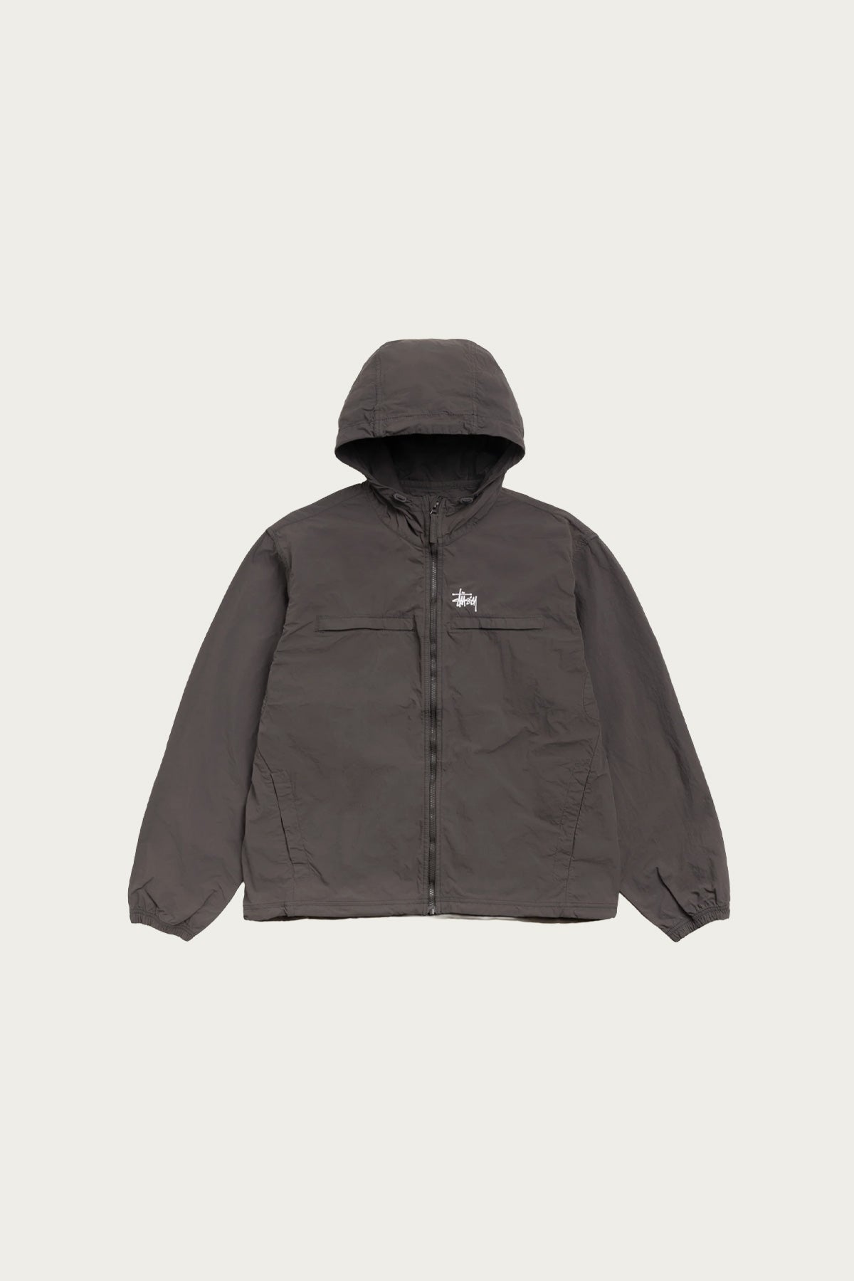 Stüssy - Lightweight Hooded Jacket - Brown - Canoe Club
