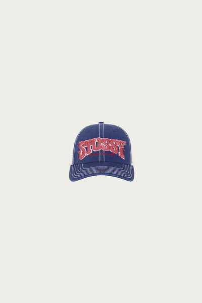 Stussy MD Burly Threads Trucker | Navy | Canoe Club