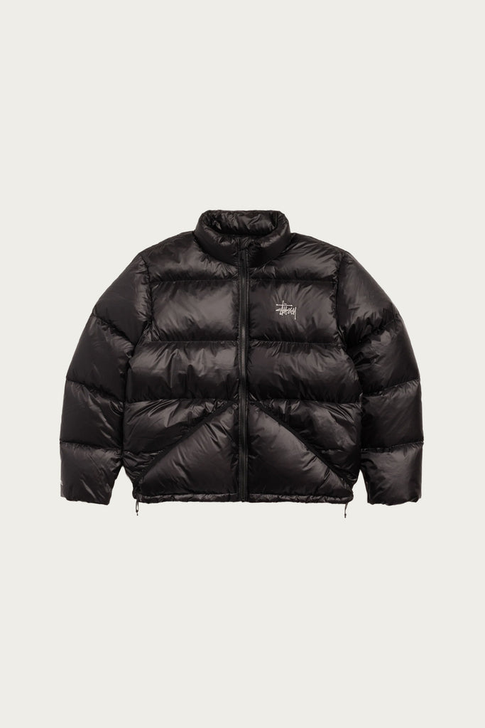 Stüssy - Micro Ripstop Down Mock - Jet Black - Canoe Club