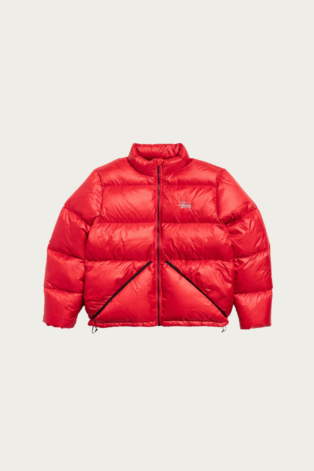 Stüssy - Micro Ripstop Down Mock - Red - Canoe Club