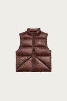 Stüssy - Micro Ripstop Down Vest - Brown - Canoe Club