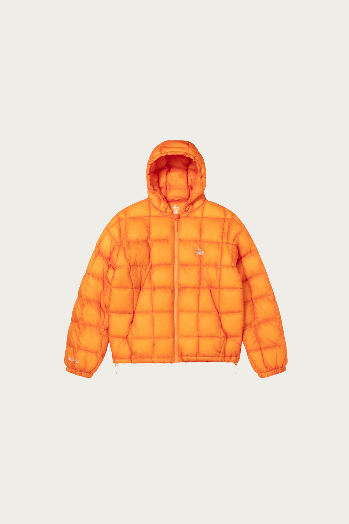 Stussy Midweight Hooded Puffer | Orange | Canoe Club