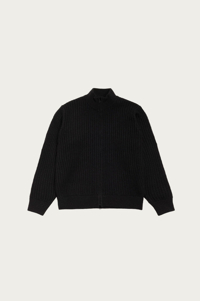 Stüssy - Military Patch Zip Sweater - Black - Canoe Club