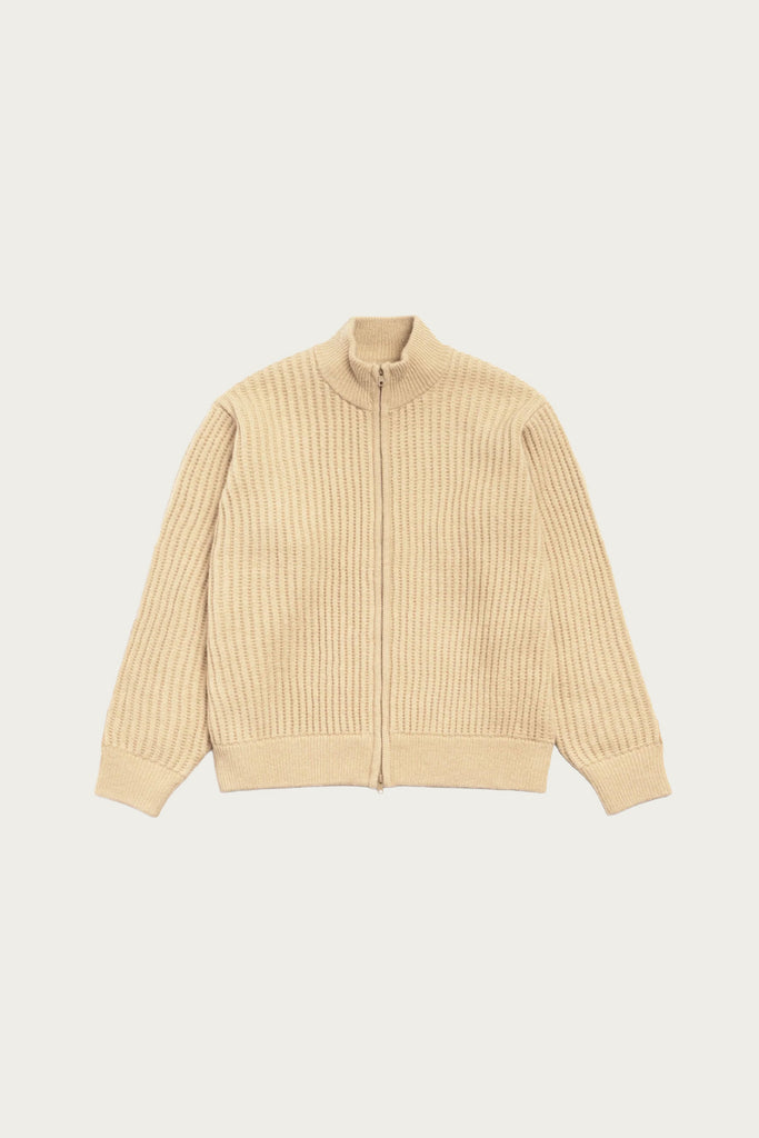 Stüssy - Military Patch Zip Sweater - Sand - Canoe Club