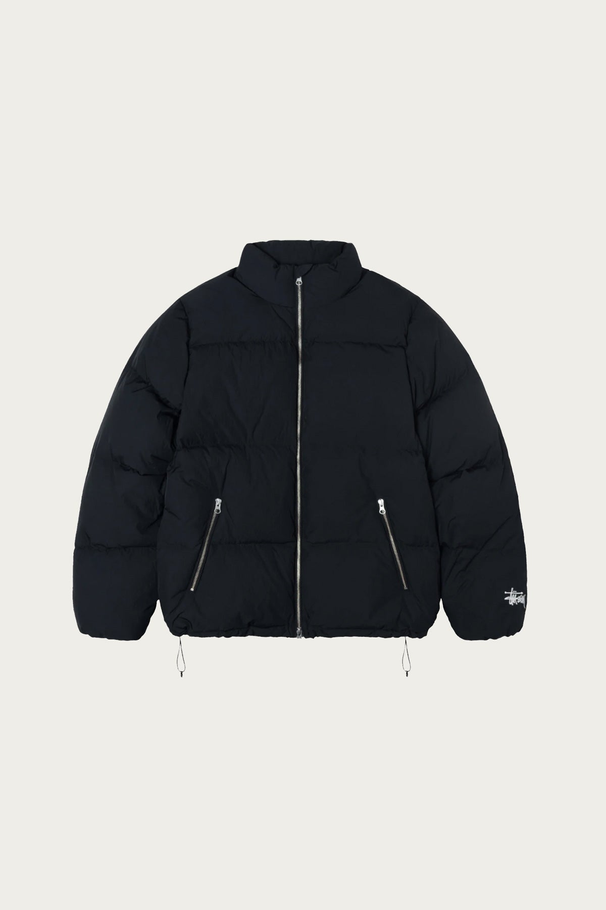 Stüssy Nylon Down Puffer | Black | Canoe Club