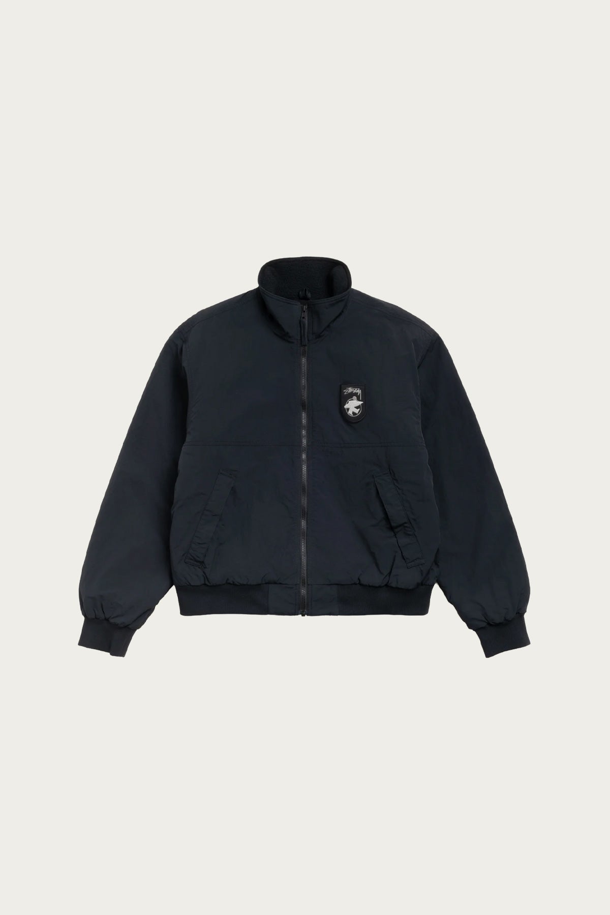 Stüssy - Polar Fleece Lined Jacket - Black - Canoe Club
