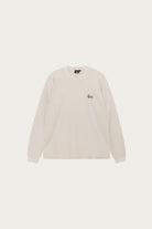 Stüssy - Raglan Thermal Basic Stock - Bone - Canoe Club