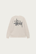 Stüssy - Raglan Thermal Basic Stock - Bone - Canoe Club