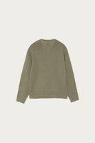 Stüssy - Roll V Neck Sweater - Olive - Canoe Club