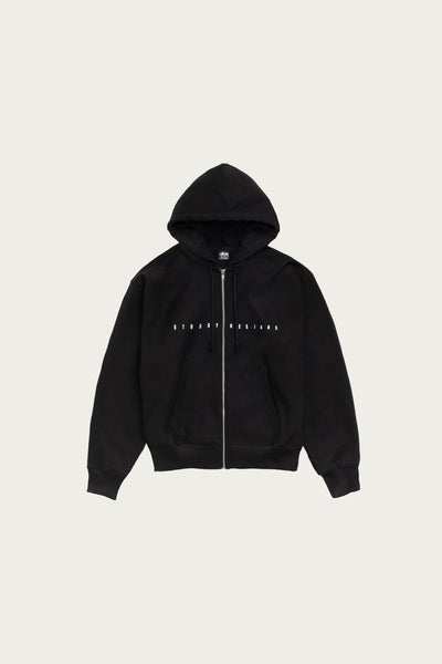 Stüssy S Box Zip Hoodie | Black | Canoe Club