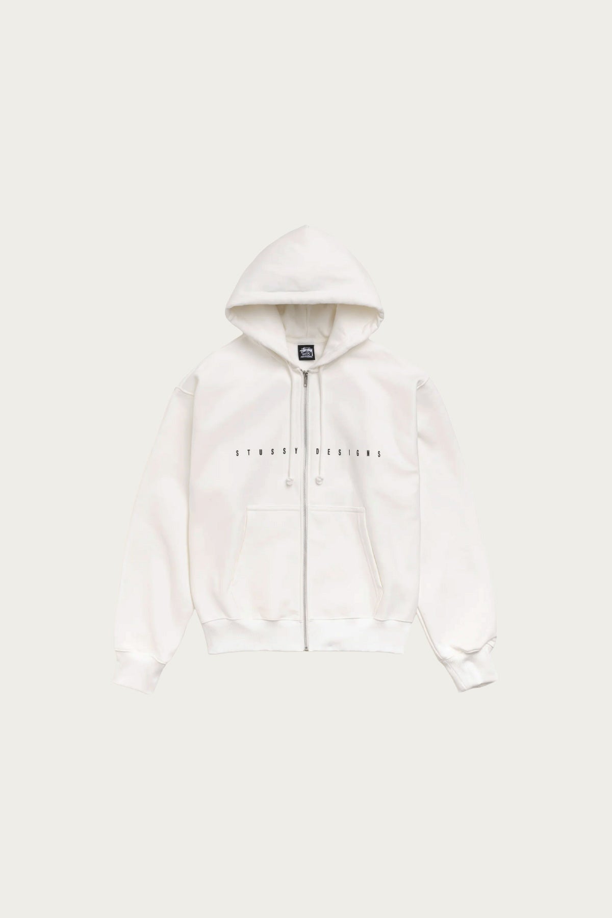 Stüssy - S Box Zip Hoodie - Off White - Canoe Club