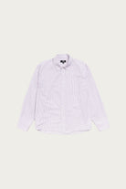 Stüssy - Standard LS Shirt - Purple Stripe - Canoe Club