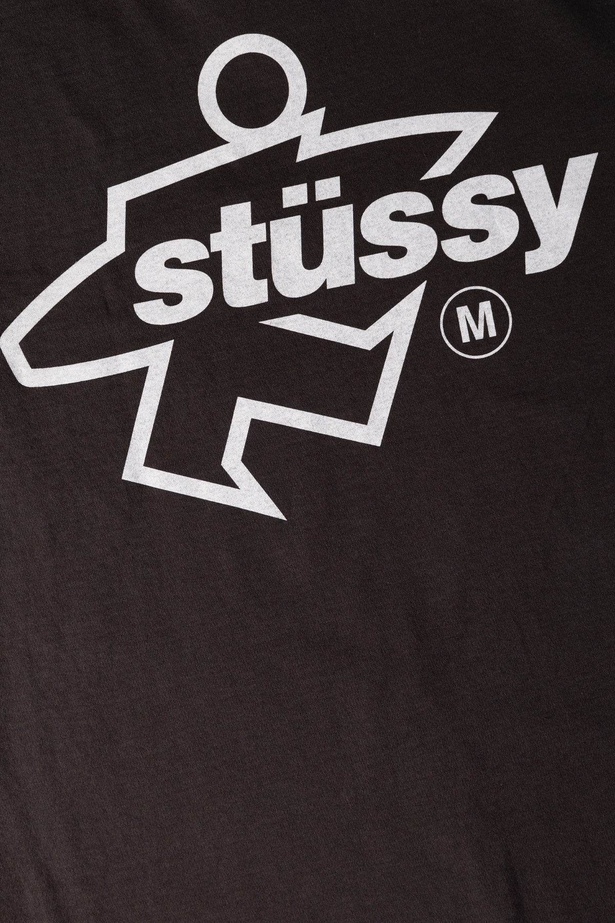 Stüssy - Surf Size Pigment Dyed Tee - Faded Black - Canoe Club