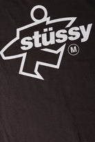 Stüssy - Surf Size Pigment Dyed Tee - Faded Black - Canoe Club