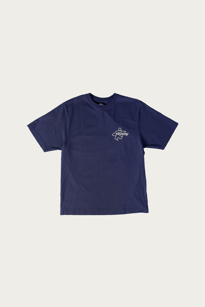 Stüssy Surf Size Pigment Dyed Tee | Indigo | Canoe Club