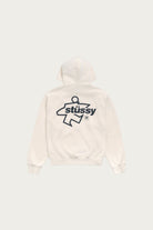 Stüssy - Surf Size Garment Dyed Zip Hood - Bone - Canoe Club