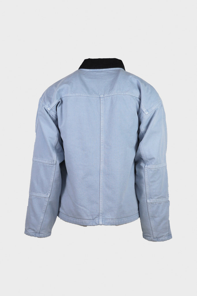 Stüssy - Washed Canvas Shop Jacket - Light Blue - Canoe Club