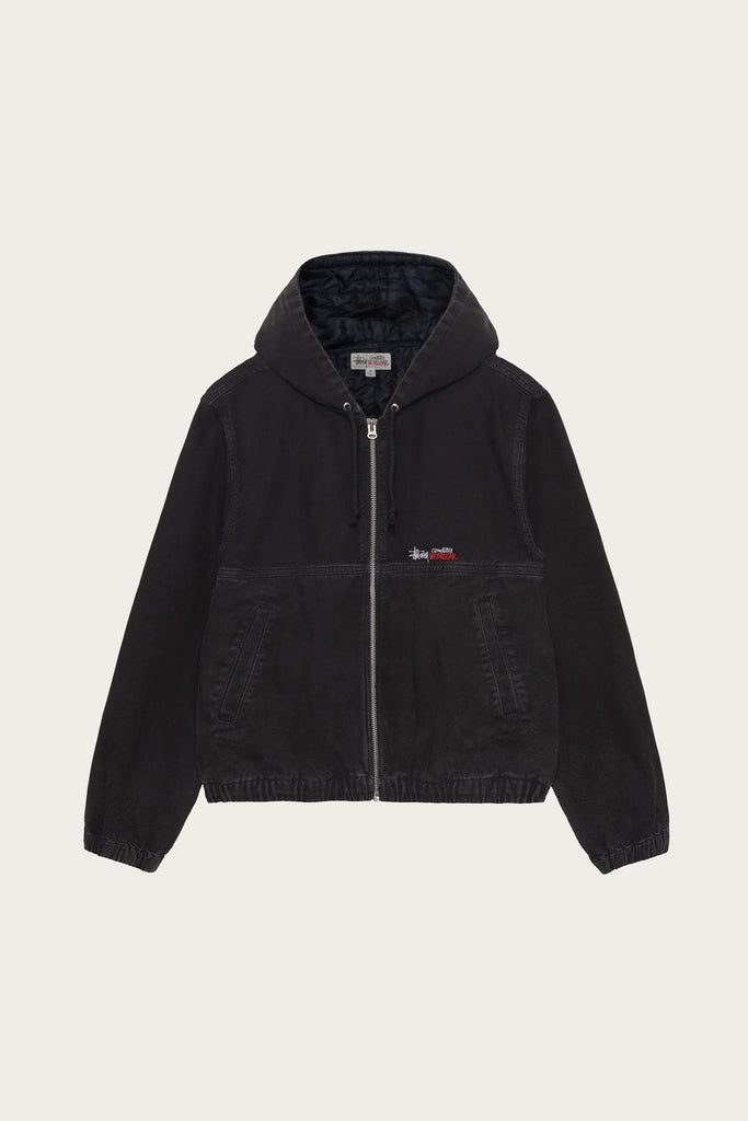 Stüssy - Work Jacket Insulated Canvas - Black - Canoe Club