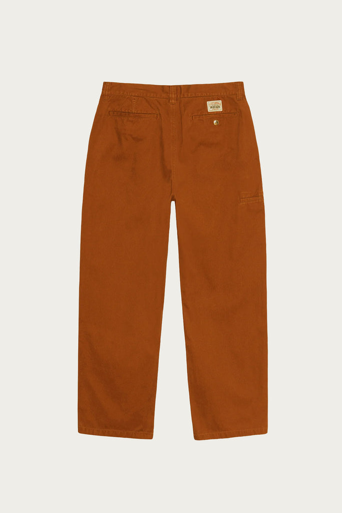 Stüssy - Workgear Trouser Twill - Caramel - Canoe Club