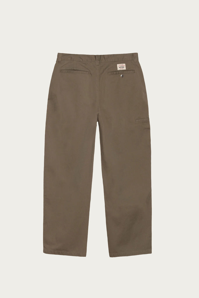 Stüssy - Workgear Trouser Twill - Surplus Green - Canoe Club