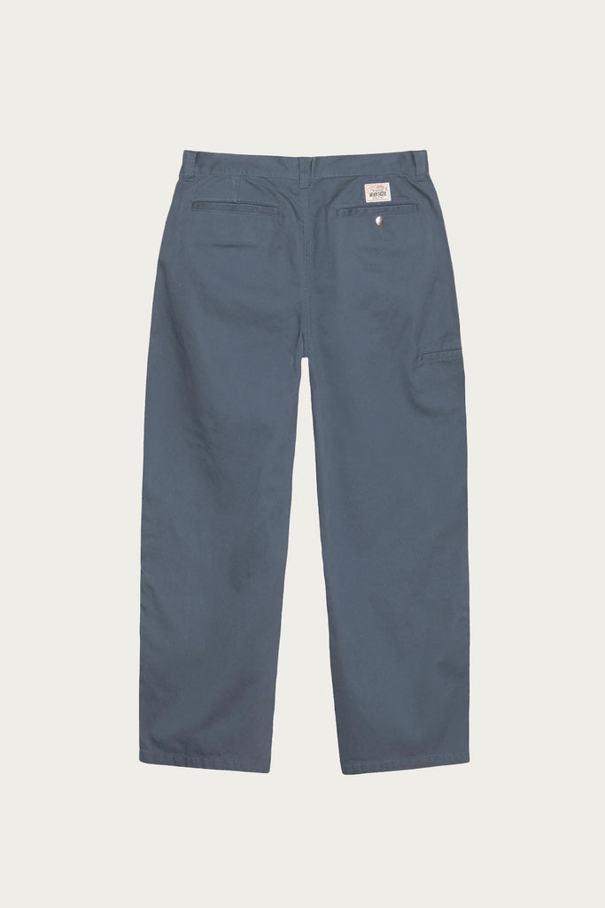 Stüssy - Workgear Trouser Twill - Washed Navy - Canoe Club