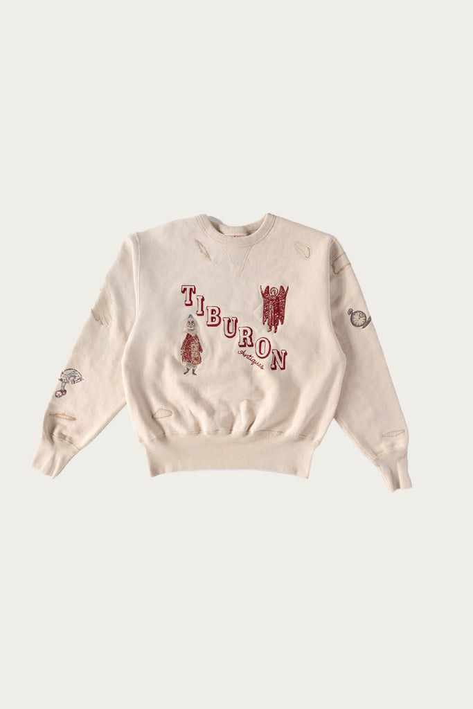 Samuel Zelig - Antique Crewneck SS25 - Beige - Canoe Club