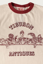 Samuel Zelig - Antique Tee - Natural/Red - Canoe Club